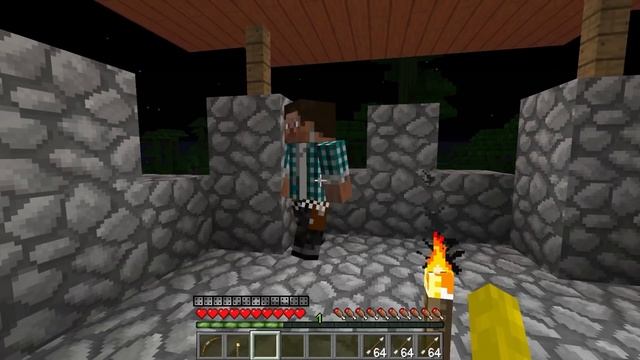 Как Золотой Скелет прожил жизнь в Майнкрафт : Эволюция Мобов 1 годик 100 лет Как менялся Жизненный смотреть онлайн