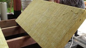 Как вода действует на базальтовую минеральную вату Baswool