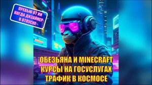 ДЕПЛОЙ НЬЮС: Обезьяна и Minecraft / Курсы на Госуслугах / Трафик в космосе