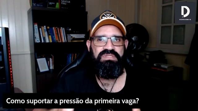 DEV, COMO SUPORTAR A PRESSÃO DA 1ª VAGA? #LIVE001 смотреть онлайн