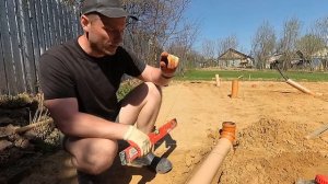 Угол наклона канализационной трубы