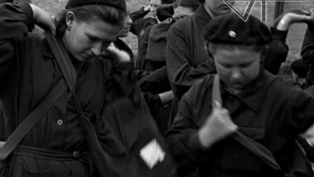 "Молодежь, на защиту Родины" (1941 г.) - мобилизация, обучение призывников, женщины на производстве