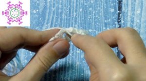 Маленькая снежинка крючком | Как связать снежинку крючком