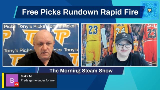 Winnipeg Jets vs Nashville Predators 1/24/2023 FREE NHL Picks and Tips on Morning Steam Show