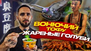 Уличная еда в Китае | Пробуем жареных голубей и вонючий тофу | Гуанчжоу