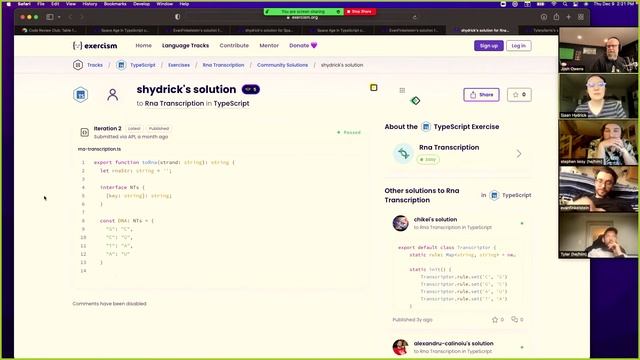 Typescript Code Review Club Meeting #2