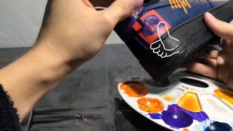 Урок - использование трафарета для кастома. Custom guide - stencils, кастомизация