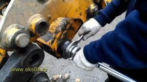 Центровка борштанги мобильного расточного станка