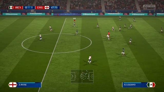 FIFA 18 WORLD CUP 2018 | MEXICO VS ENGLAND | QUARTER FINALS | XBOX ONE GAMEPLAY смотреть онлайн