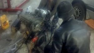 запуск инжекторного двигуна на полу