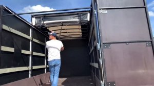 Cдвижная крыша на грузовик "Антилёд" на ГАЗель NEXT