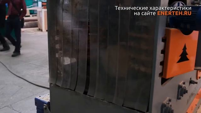 Промышленный двухвальный бревнопильный станок «Триумф-СБЦ480» для распиловки бревен до 450 мм.