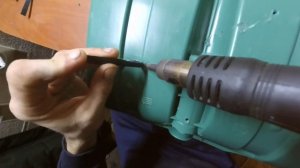 пайка пластиковой лопаты част 1