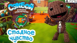 Стадное чувство Сэкбой Прохождение игры PS5  История #8  sackboy a big adventure