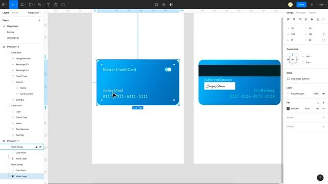 How to Create a Card Flip Animation in Figma