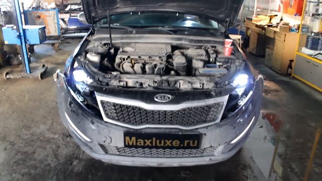 Kia optima замена штатных линз смотреть онлайн