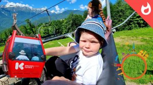 Фуникулеры и подъёмники в Красной поляне Сочи_ Водопад Поликаря экотропа