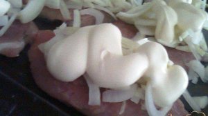 Свиные отбивные - сытные.