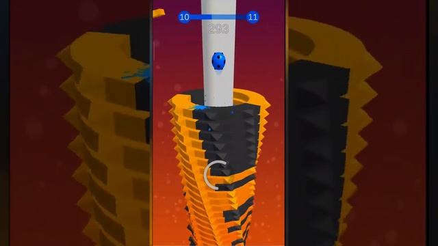 Stack Ball 3D Gameplay #1 | Satisfying Gameplay/Walkthrough | Satisfying Mobile Games | P53 #Shorts