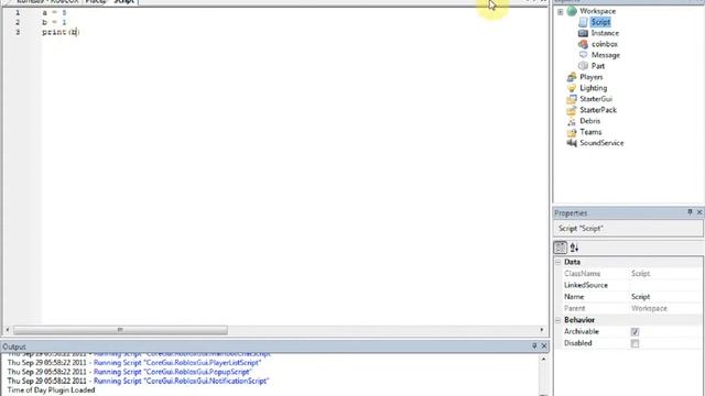 How to learn roblox lua (1 Variables) смотреть онлайн