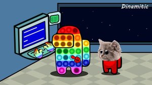 Among Us Cat vs POP IT