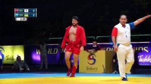 Final Sport Sambo 98+ Kg Men, OSIPENKO Artem (RSF) VS MOISIEIEV Alieksiei (UKR)