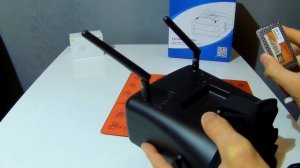 FPV Очки на две антенны Eachine VR008 ОБЗОР с Banggood  Eachine VR008 rewiew Duo Antennas 4.3