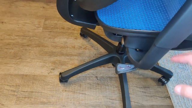 The Blue Color Dexley Mesh Chair From Union  Scale Staples