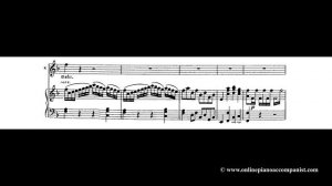 Queen of the Night aria - Mozart - Piano accompaniment