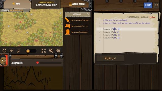 CodeCombat Level 3 Python Computer Science 2 Tutorial with Answers