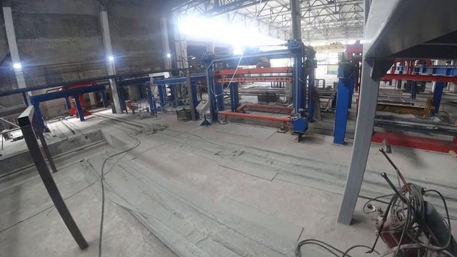 Наладка оборудования для линии резки производства газосиликатных блоков без продукта. РБ-Автоматика