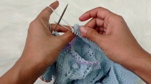 платье спицами Кармелита. часть 5