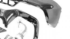 Диффузор заднего бампера с насадками выхлопа для BMW X3 G01 LCI