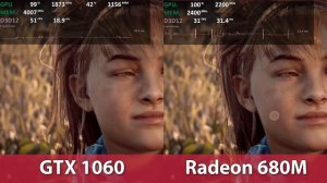 GeForce GTX 1060 vs Radeon 680M  Comparison | Forza Horizon 5 / Horizon Zero Dawn