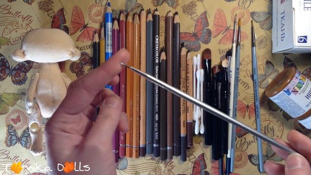 Как я рисую лицо hand made куклы смотреть онлайн