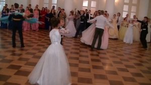 Фигурный вальс и Кадеты Воскресенской Кадетской Школы.
