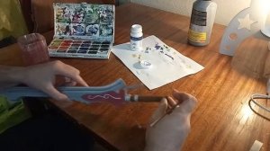 Раскраска деревянного меча