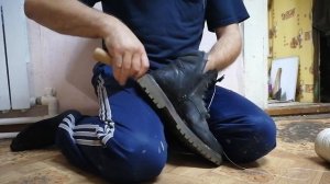 Как подшить прошить валенки или ботинки самому своими руками дома
