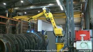 Сварка шнека и стального тонколистового короба промышленным роботом Fanuc с применением Fronius CMT