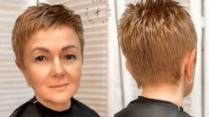 КОРОТКИЕ СТРИЖКИ 2022 ДЛЯ СОВРЕМЕННЫХ ЖЕНЩИН 45,55 ЛЕТ:ВИД С РАЗНЫХ РАКУРСОВ.