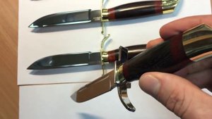 Финка НКВД реплика , легендарная финка из кованой стали марки ХВ6 (Алмазная сталь )