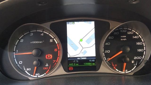 ЛАДА ПРИОРА  Обзор панель приборов с навигацией GPS "Ителма"