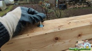 Сруб бани 3х5 из бруса с фронтонами.