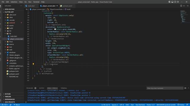 Flutter Audio Player - Проигрывание аудио записи