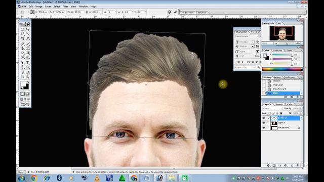 How to change hair style in adobe photoshop 7.0 смотреть онлайн