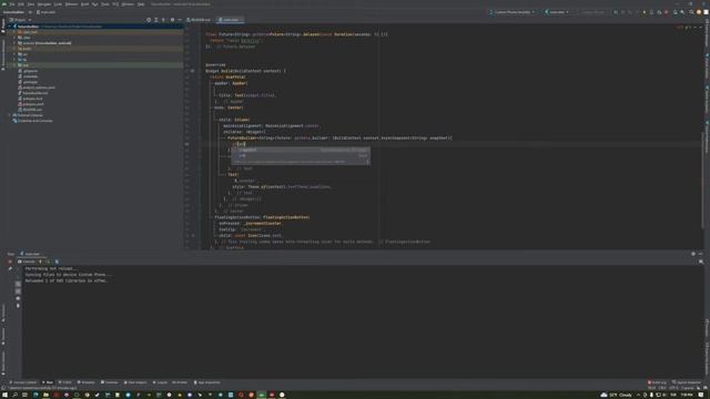 Flutter Future Builder