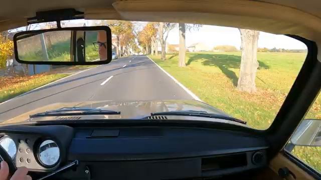 Wartburg 353: OnBoard Weiter Zur Wartburgfabrik (Only Engine)