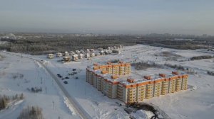 Ход строительства ЖК "Западный квартал", пгт. Белый Яр, Сургутский район. Февраль 2022 год.