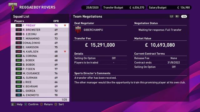 PES 2020 MASTER LEAGUE - REGGAEBOY ROVERS - EPISODE 25 смотреть онлайн