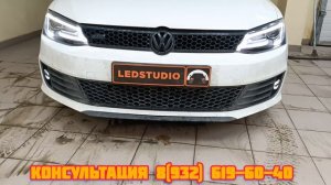 Процесс ремонта фар  Volkswagen Jetta